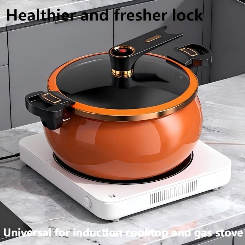 Marmite en émail à deux anses ,Marmite antiadhésive pour la maison